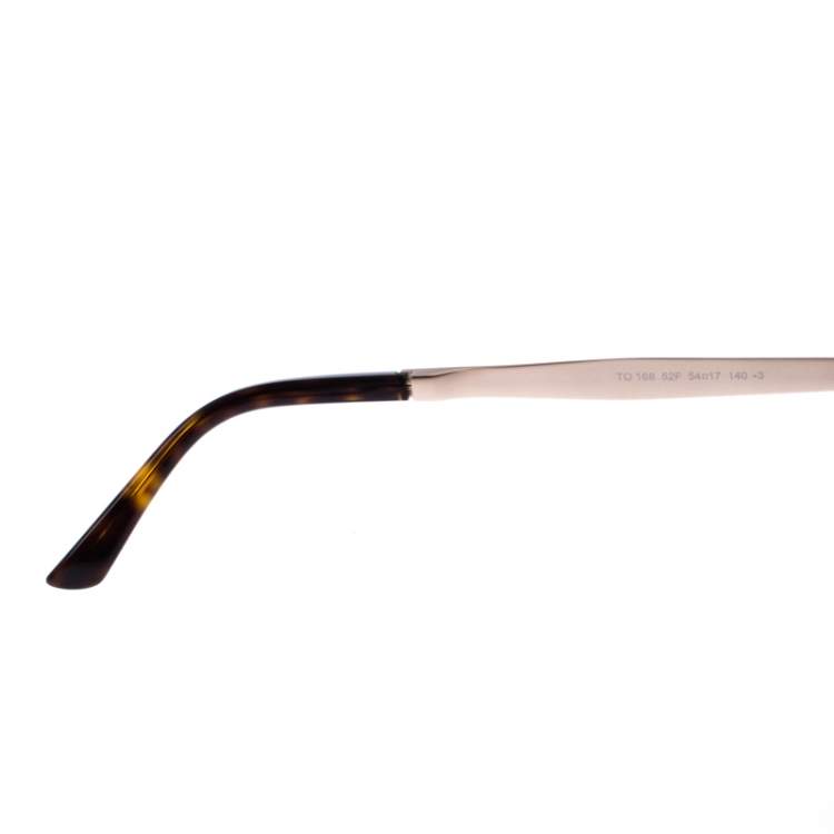 Pre Owned Tod's Black/Brown TO 168 52F Cat Eye Sunglasses