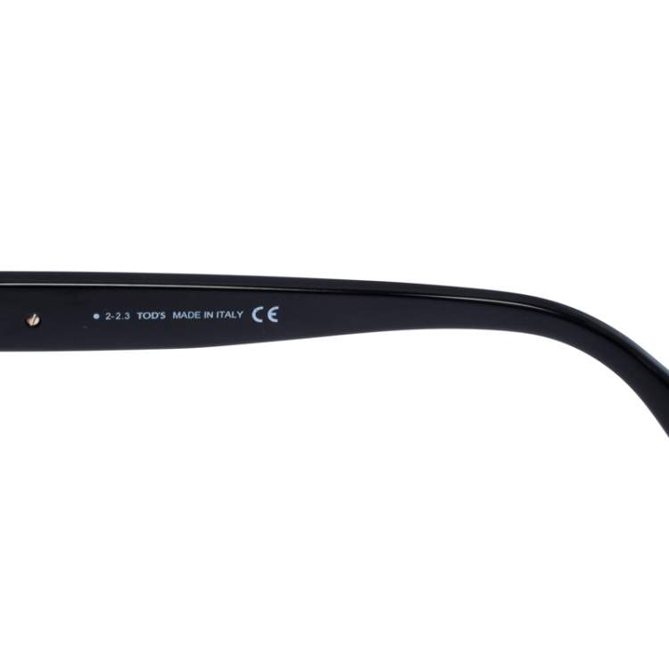 Pre Owned Tod's Black/ Grey Gradient TO111 Oversized Sunglasses