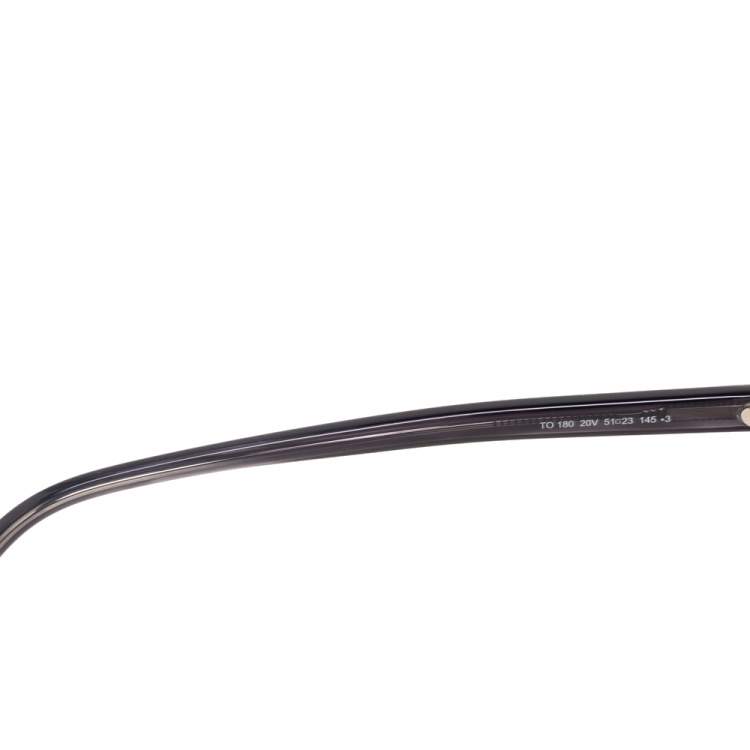 Pre Owned Tod's Black/Grey TO 180 Aviator Gradient Sunglasses 