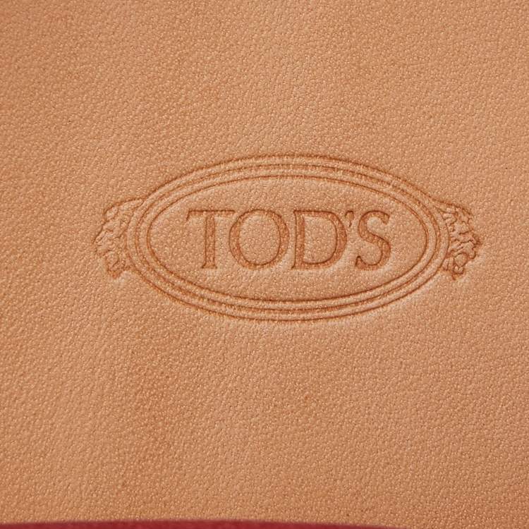 Pre Owned Tod's White Leather Scarf Waist Belt
