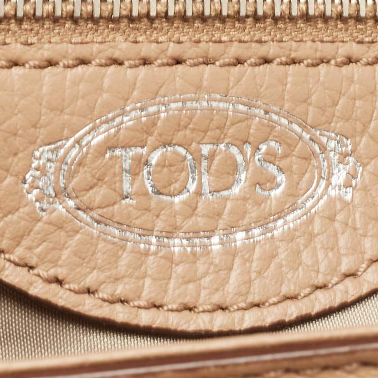 Pre Owned Tod's Beige Leather Thea Tote