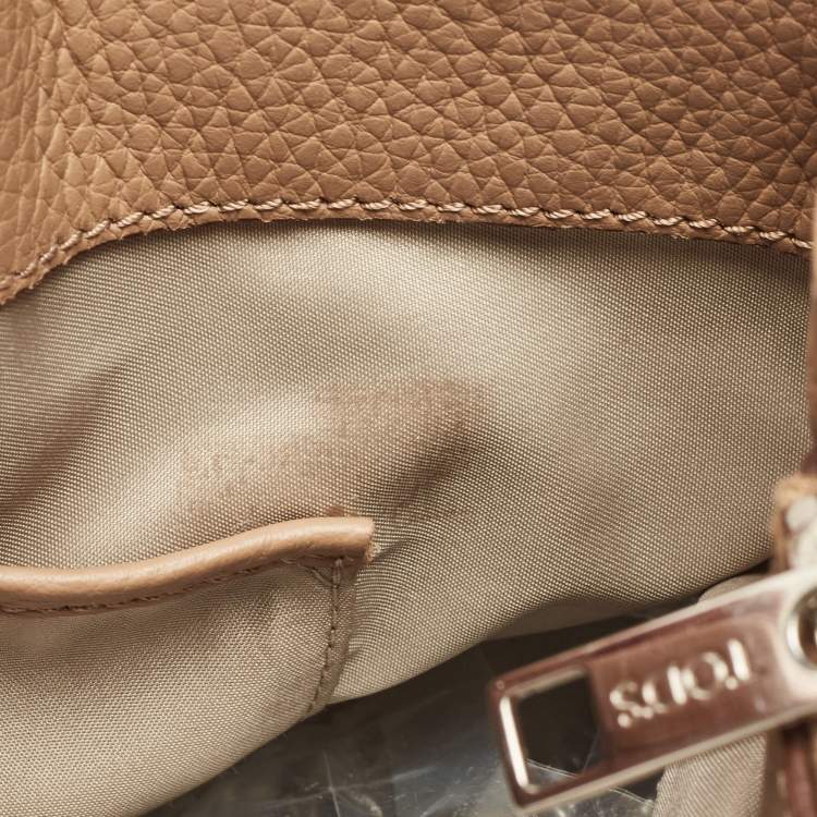 Pre Owned Tod's Beige Leather Thea Tote