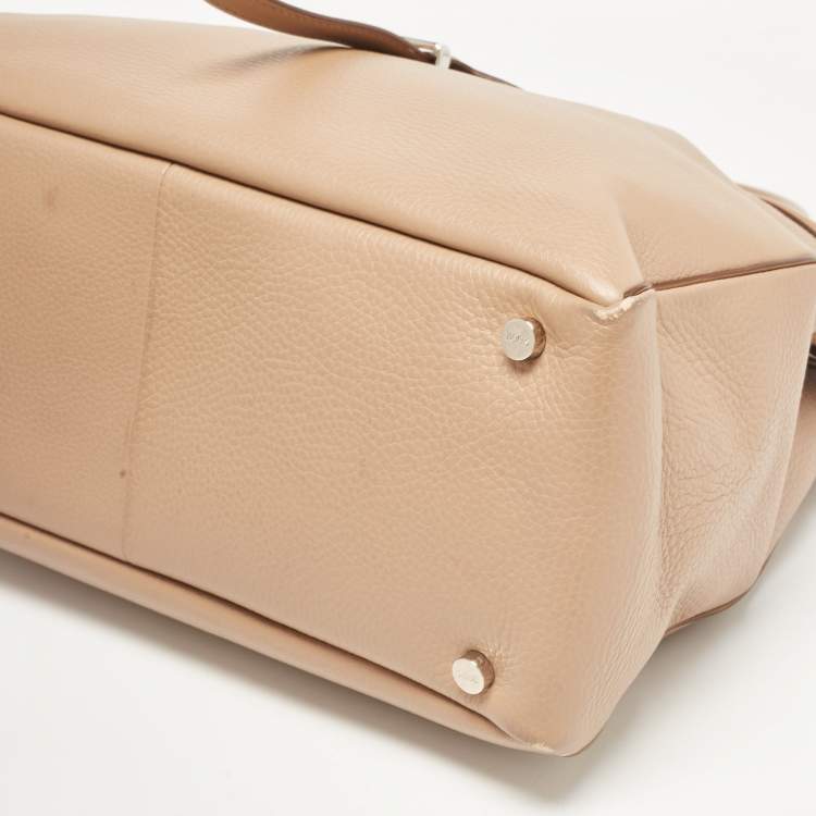Pre Owned Tod's Beige Leather Thea Tote
