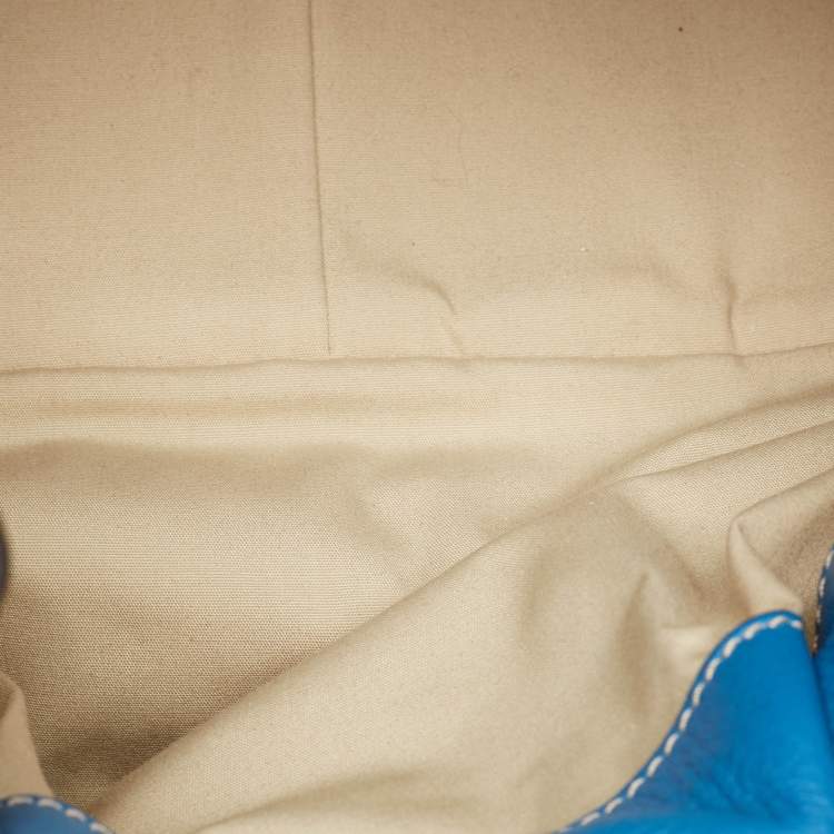 Pre Owned Tod's Blue Leather Hobo