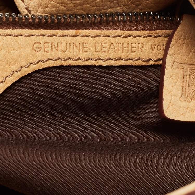 Pre Owned Tod's Tan Nubuck Leather Shoulder Bag