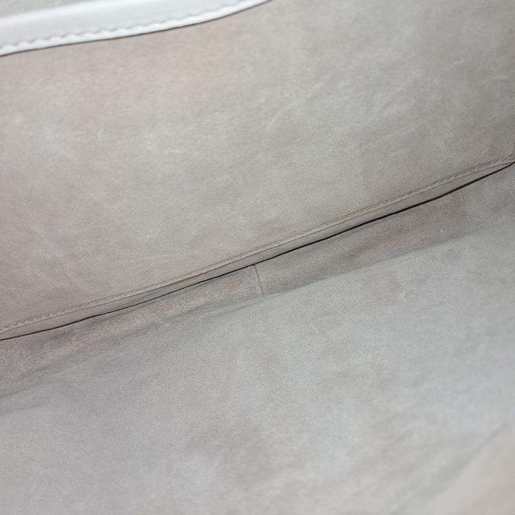 Pre Owned Tod's Cream Leather Timeless T-bag