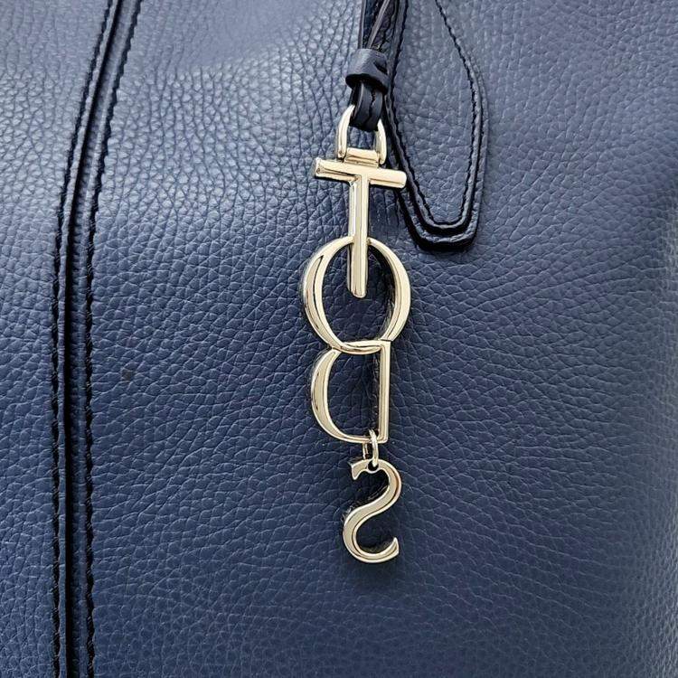 Pre Owned Tod's Blue Leather Tote Bag