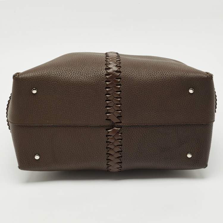 Pre Owned Tod's Dark Brown Leather Di Tote