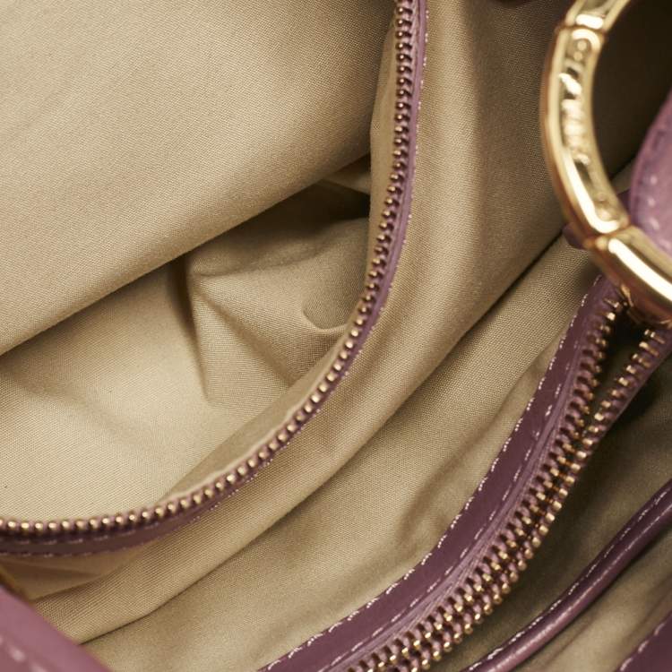 Pre Owned Tod's Pink Leather Front Pocket Shoulder Bag