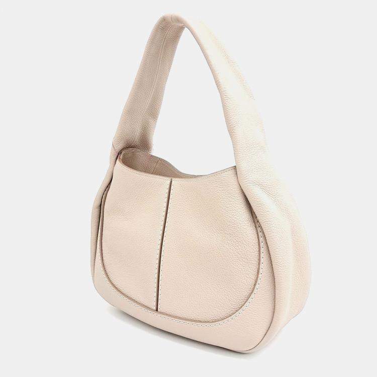 Pre Owned Tod's Beige Leather shoulder bag