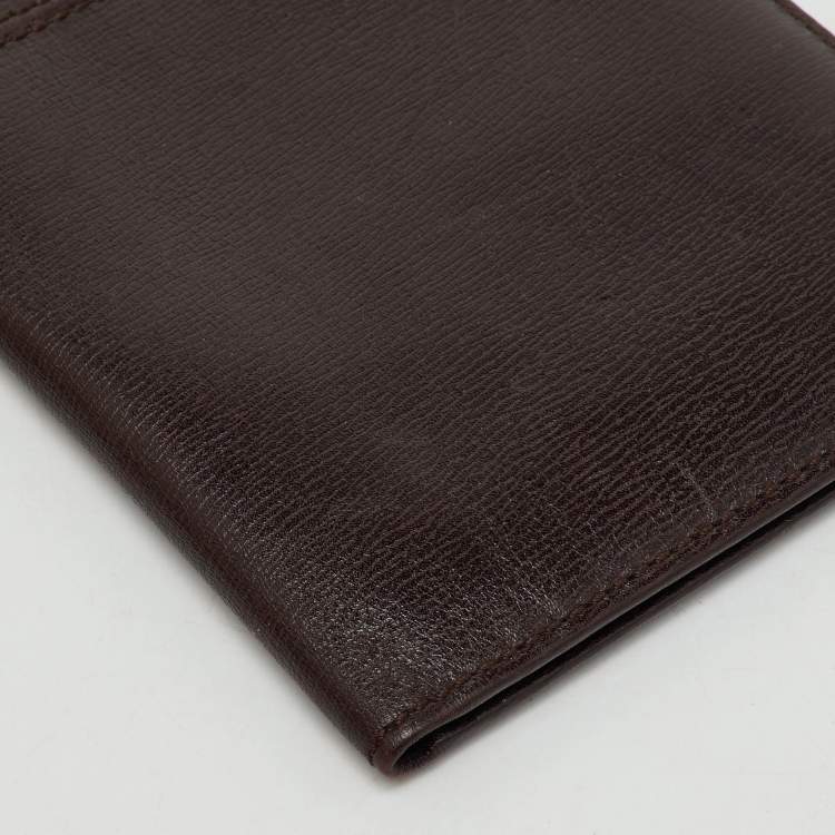 Pre Owned Tod's Dark Brown Leather Long Wallet