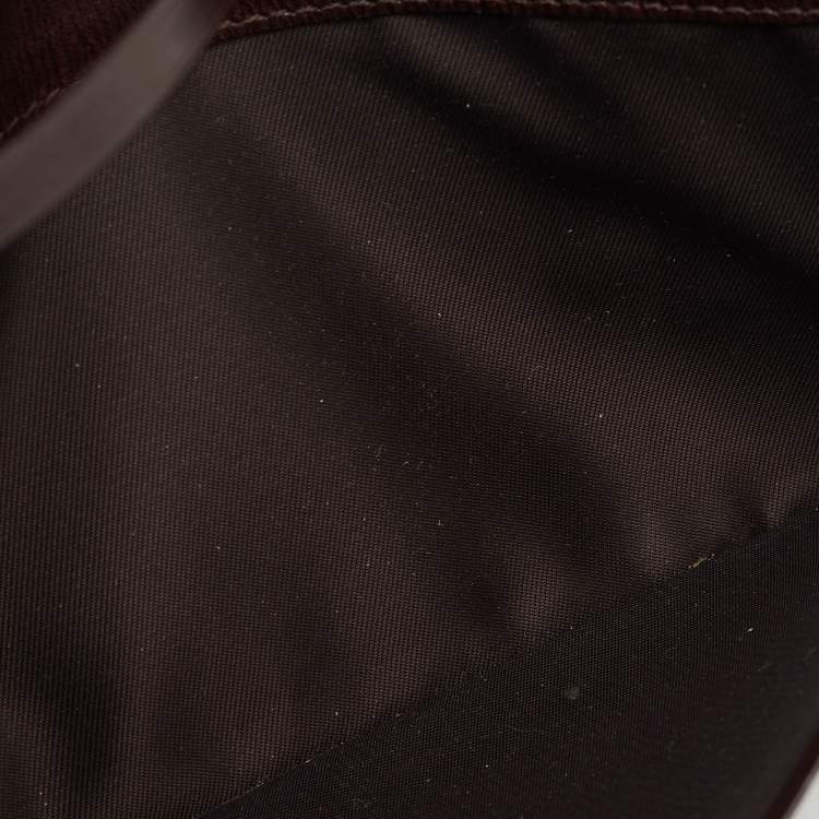 Pre Owned Tod's Dark Brown Leather Long Wallet