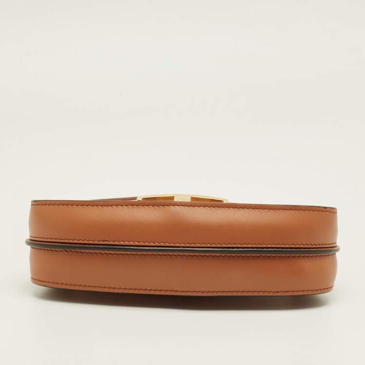 مملوكة مسبقًا حقيبة كلاتش تودز ت-تايمليس جلد بني