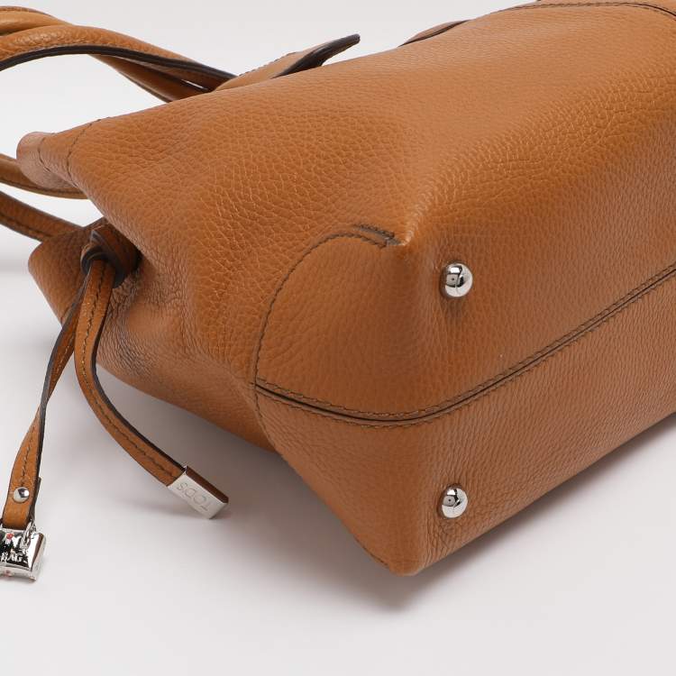 Pre Owned Tod's D Bag Media Tan Leather Tote