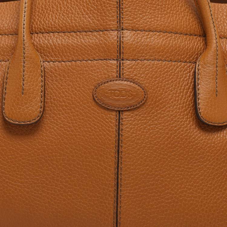 Pre Owned Tod's D Bag Media Tan Leather Tote