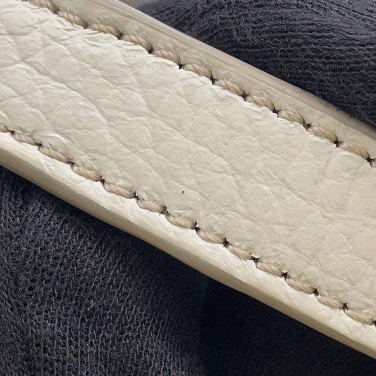 Pre Owned Tod'S Leather Bag Mini White Leather Size Mini