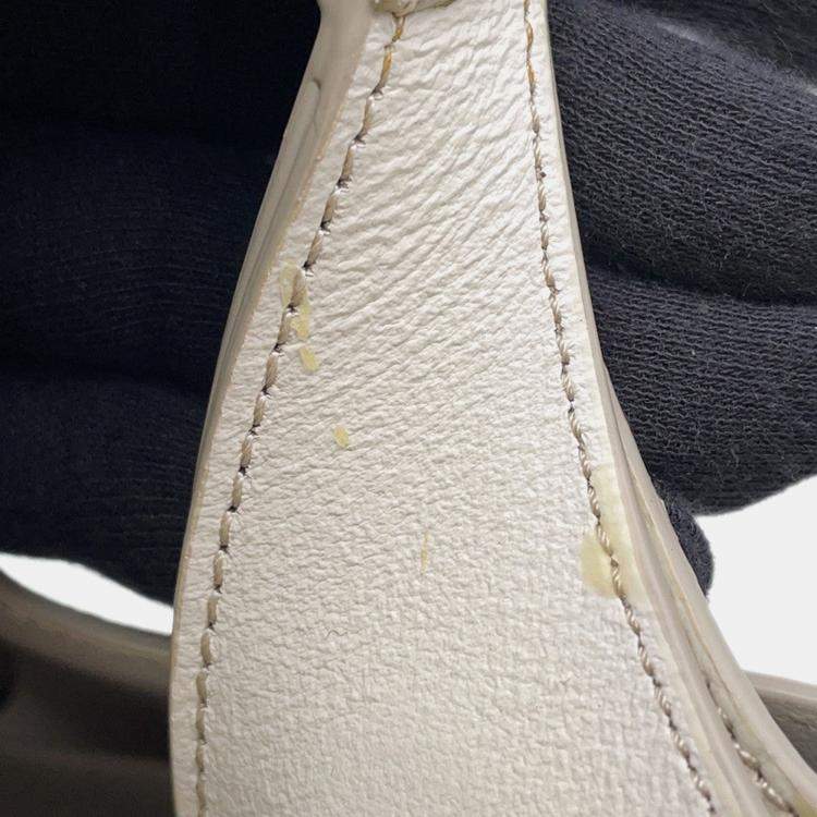 Pre Owned Tod'S Leather Bag Mini White Leather Size Mini