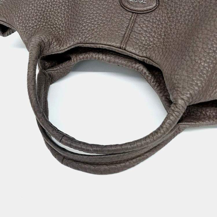 مملوكة مسبقًا حقيبة يد تودز جلد بني