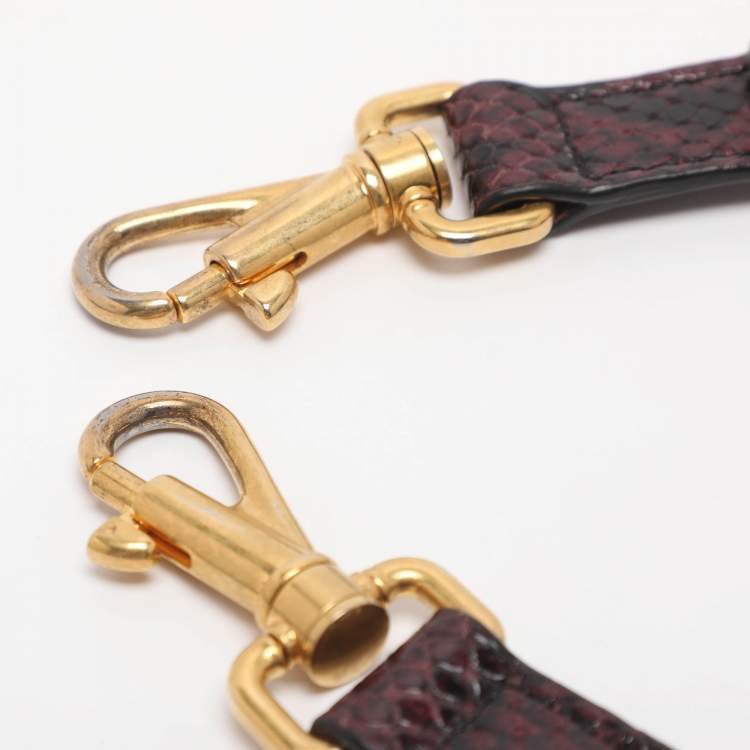 Pre Owned Tod's T Timeless Multicolor Fabric, Python Embossed Leather and Sequins Shoulder Bag