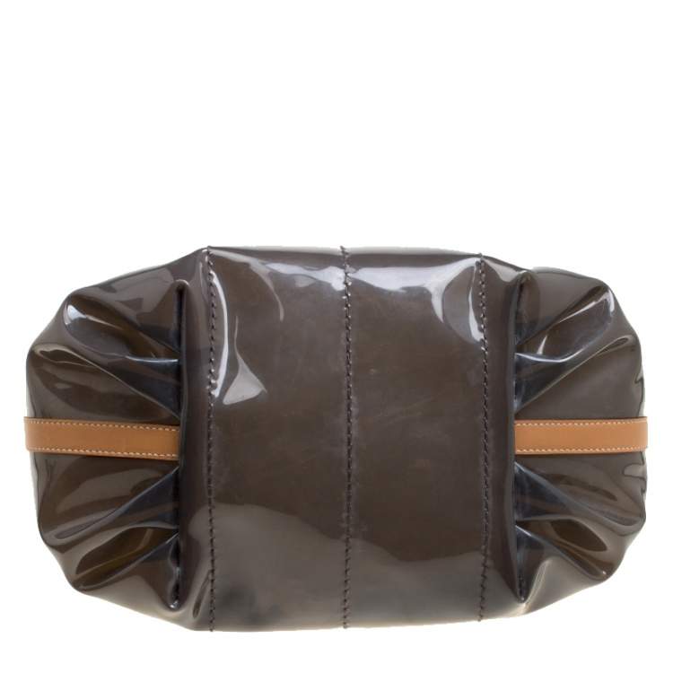 Pre Owned Tod's Black/Brown PVC and Leather Tote