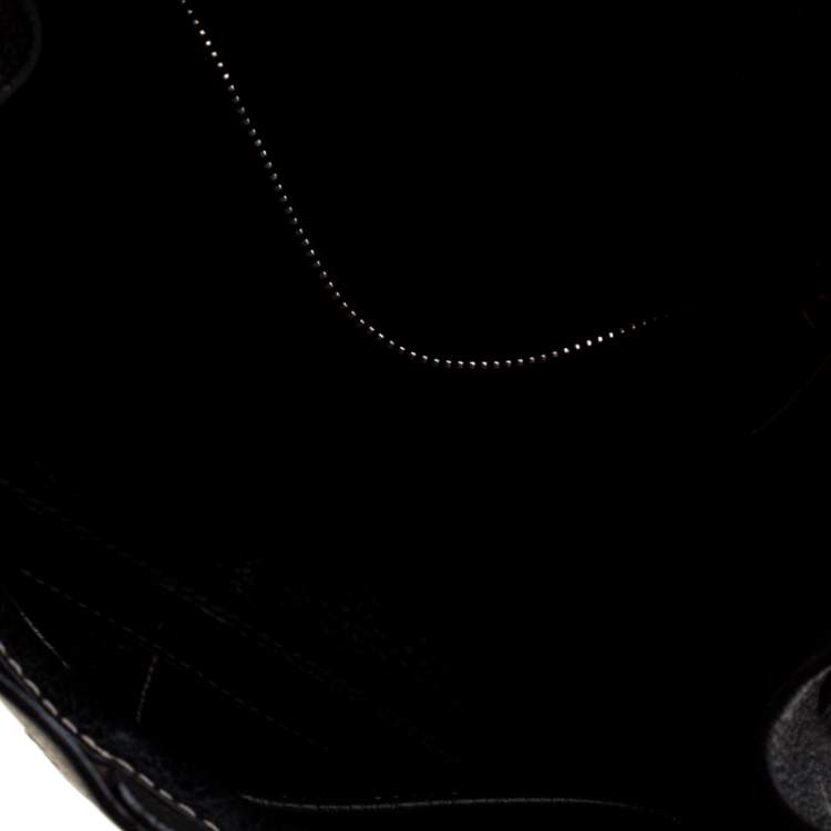 Pre Owned Tod's Black Leather Small D Bag Media Tote