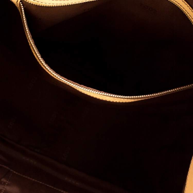 Pre Owned Tod's Cream Leather Satchel