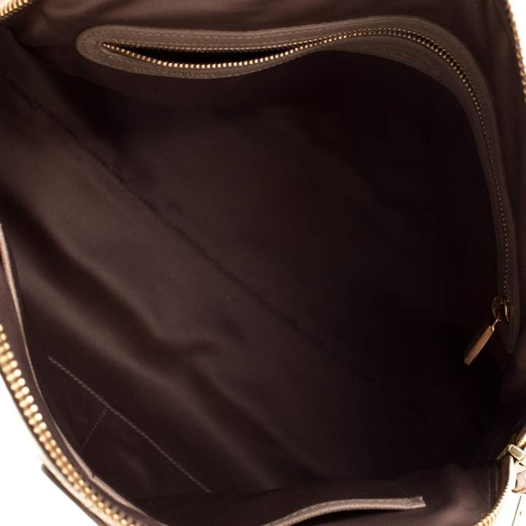 Pre Owned Tod's Dark Beige Leather Satchel 
