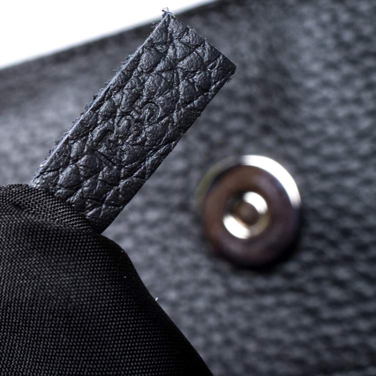 Pre Owned Tod's Black Leather Gipsy Shopper Tote