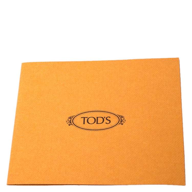 Pre Owned Tod's Yellow Leather Medium Joy Shopper Tote