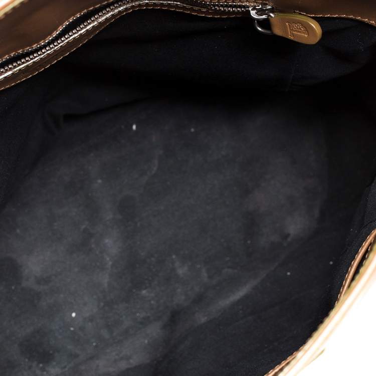 Pre Owned Tod's Tan Leather Buckle Satchel