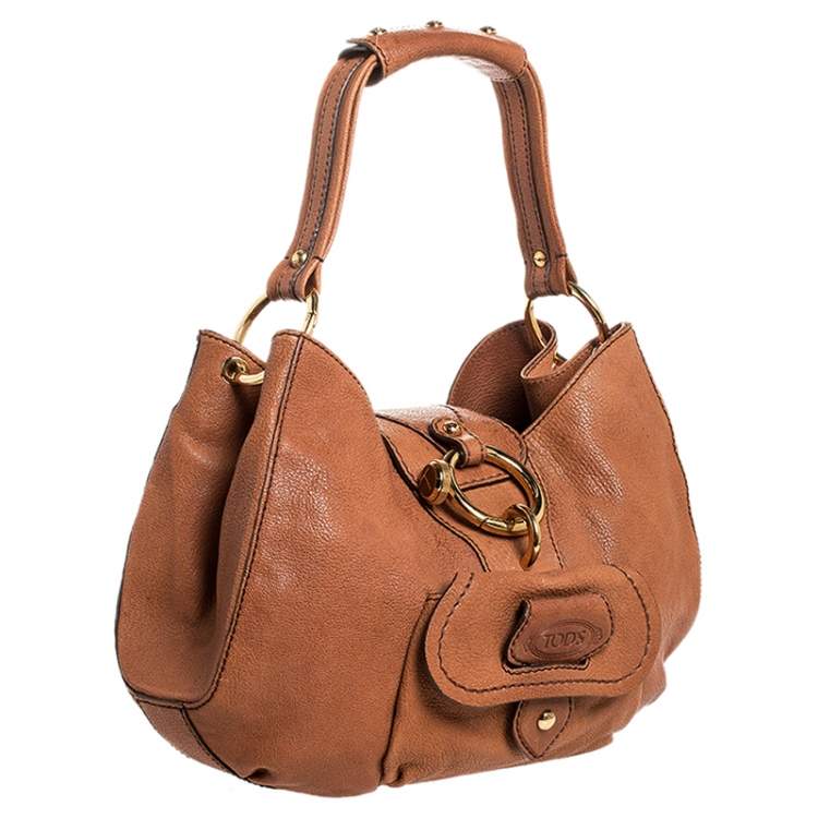 Pre Owned Tod's Brown Leather Shoulder Bag