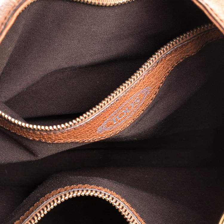 Pre Owned Tod's Brown Leather Shoulder Bag