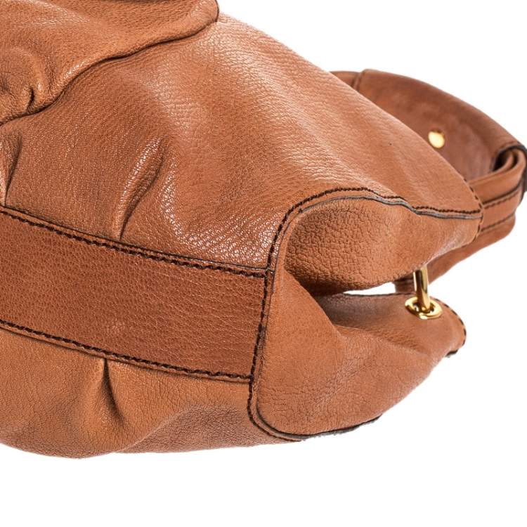 Pre Owned Tod's Brown Leather Shoulder Bag