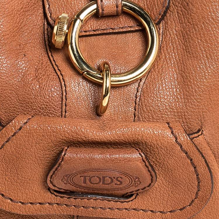 Pre Owned Tod's Brown Leather Shoulder Bag