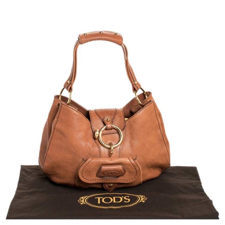 Pre Owned Tod's Brown Leather Shoulder Bag