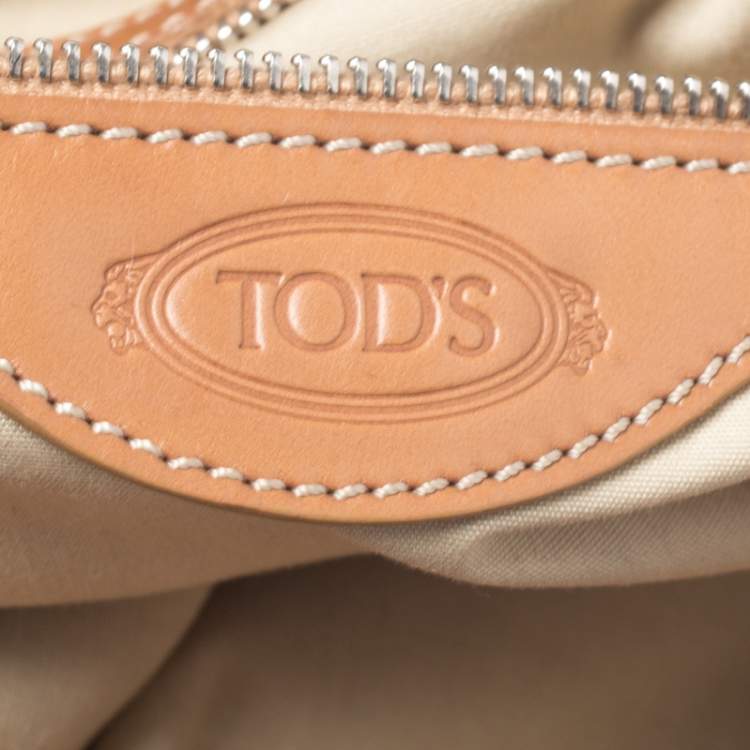Pre Owned Tod's Green Nylon Shoulder Bag