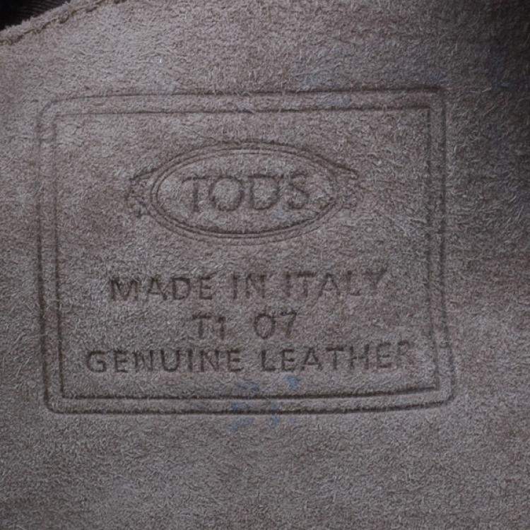 Pre Owned Tod's Grey Suede Box Bag