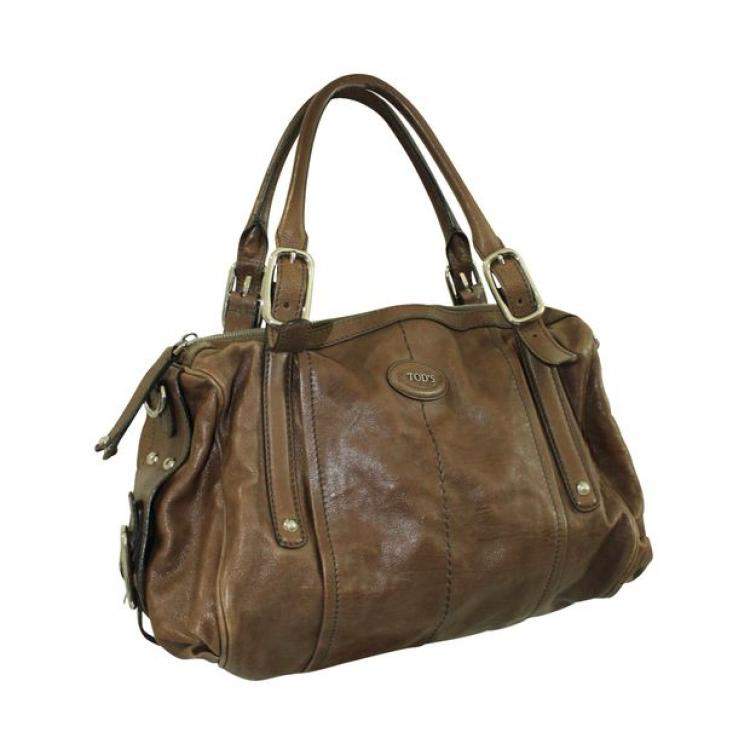 tods leather tote
