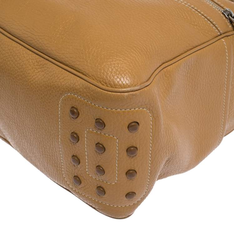 Pre Owned Tod's Light Brown Leather Micky Hobo