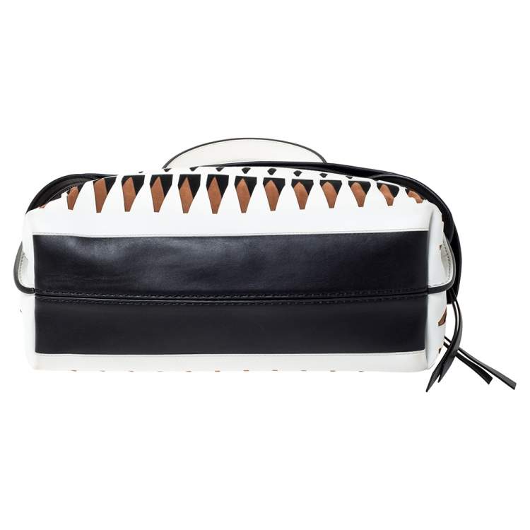 Pre Owned Tod's Multicolor Leather Wave Top Handle Bag