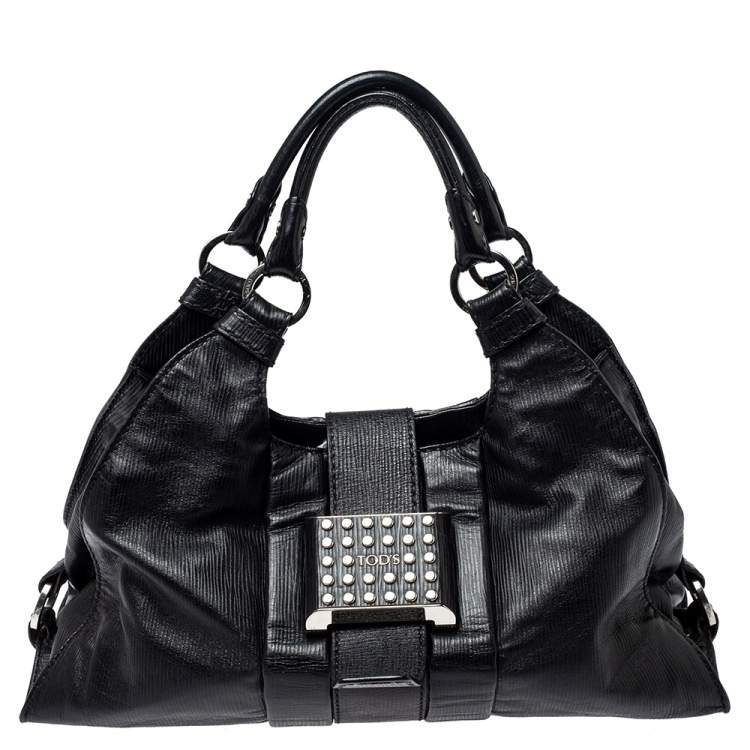 Womens Maje black Leather Studded M Bag | Harrods UK