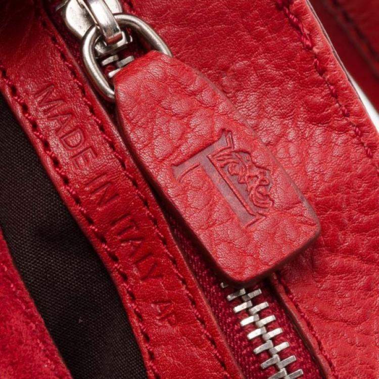 Pre Owned Tod's Red Suede Shoulder Bag