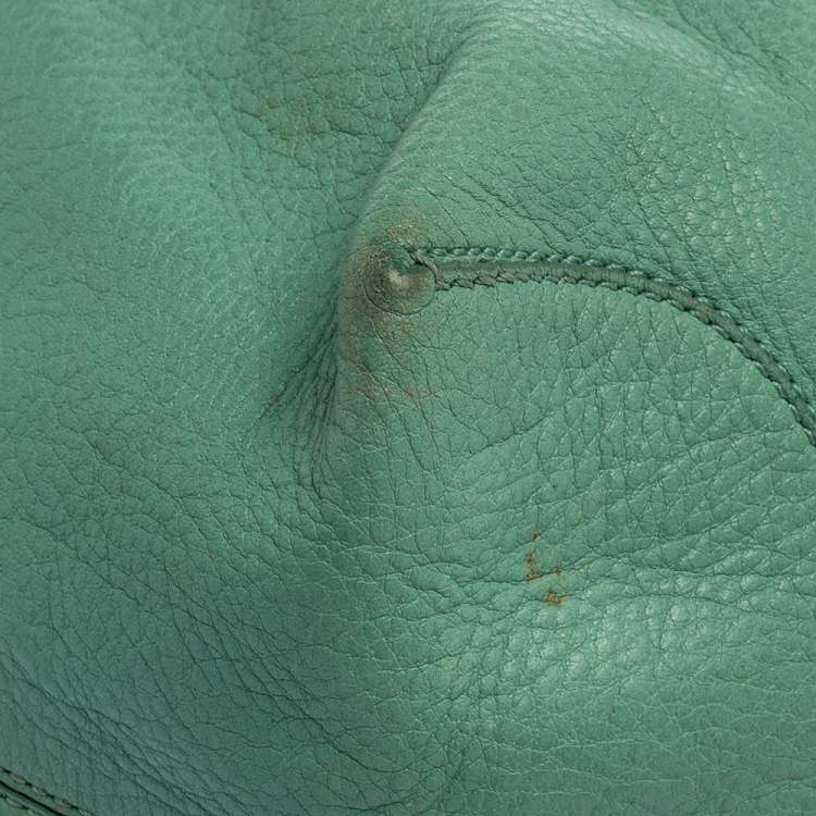 Pre Owned Tod's Mint Green Leather Hobo