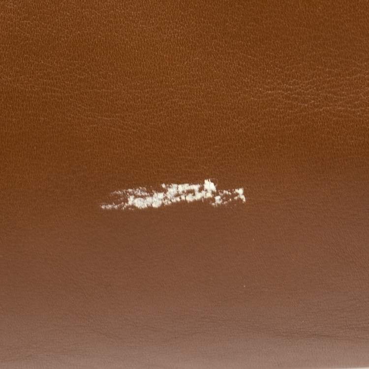 Pre Owned Tod's Tan Leather Front Pocket Satchel