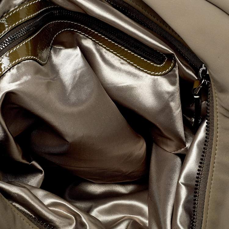 Pre Owned Tod's Grey Neoprene Fabric Hobo