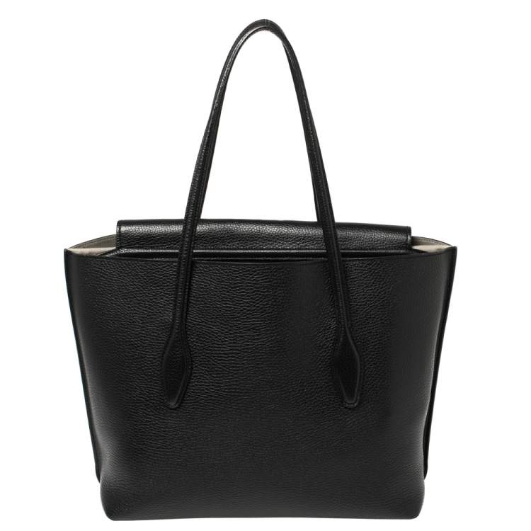 Pre Owned Tod's Black Leather Medium Joy Tote