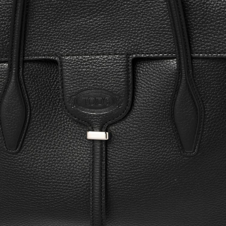 Pre Owned Tod's Black Leather Medium Joy Tote