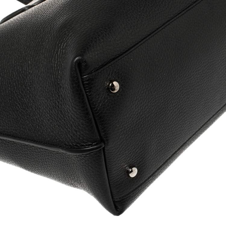 Pre Owned Tod's Black Leather Medium Joy Tote