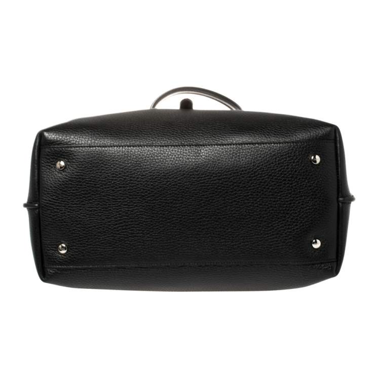 Pre Owned Tod's Black Leather Medium Joy Tote
