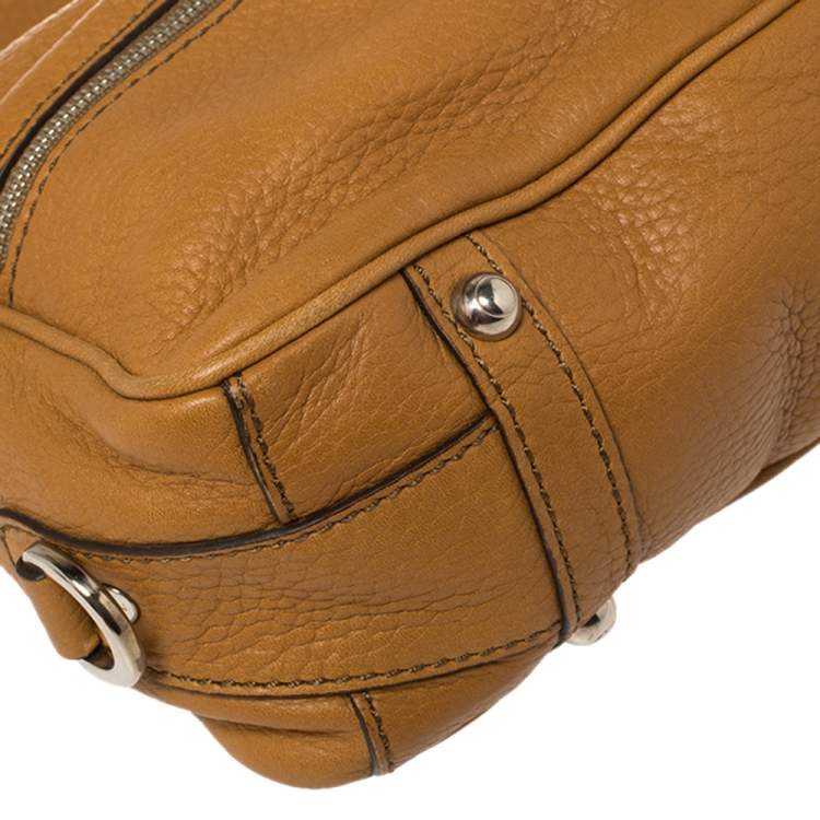 مملوكة مسبقًا Tod's Tan Leather Miky Satchel